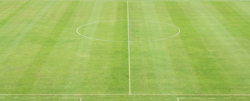 Football Centre Circle from Side of Pitch