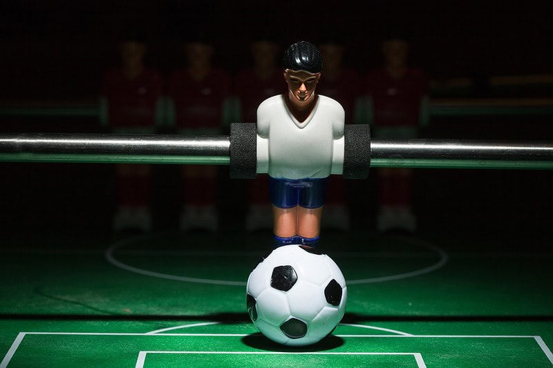 Table Footballer Under Spotlight