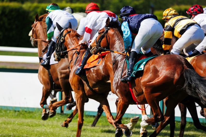 Horse racing jockeys